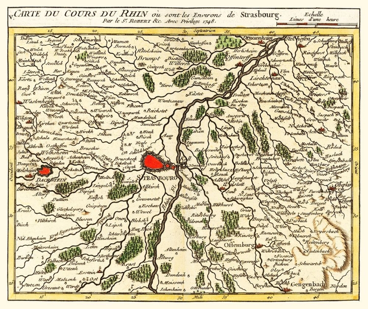 Picture of RHINE RIVER GRAND EST REGION FRANCE - ROBERT 1748 