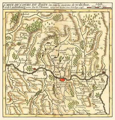 Picture of RHINE RIVER LAUFENBURG WALDSHUT GERMANY - ROBERT 1748 