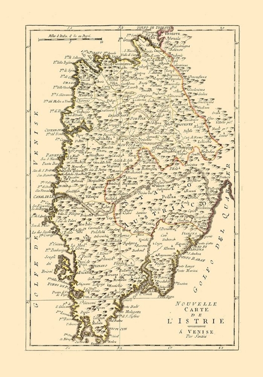 Picture of ISTRIA PENINSULA - SANTINI 1794 