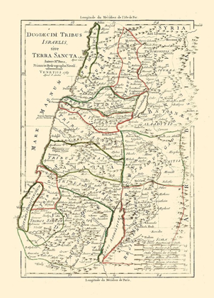 Picture of ISRAEL TWELVE TRIBES - SANTINI 1794 