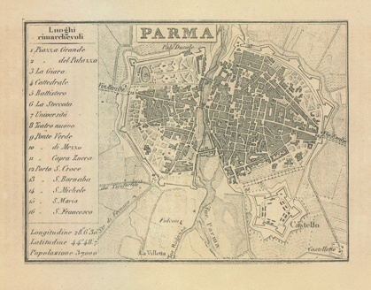 Picture of PARMA ITALY - CASTRO 1870 