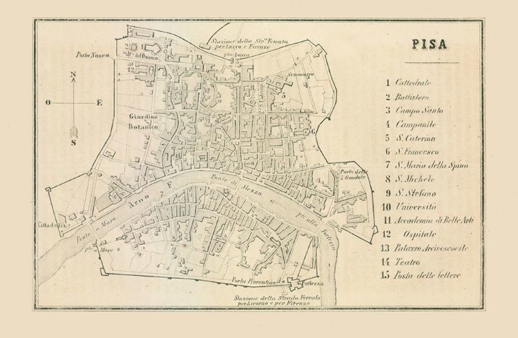 Picture of PISA ITALY - CASTRO 1870 