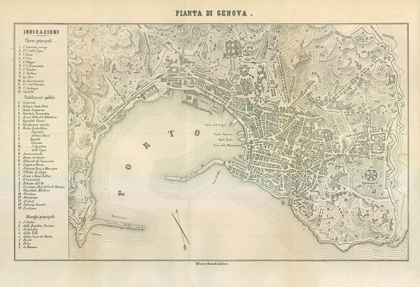 Picture of GENOVA ITALY - CASTRO 1870 
