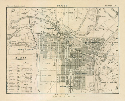 Picture of TORINO ITALY - CASTRO 1870 