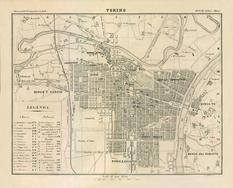 Picture of TORINO ITALY - CASTRO 1870 