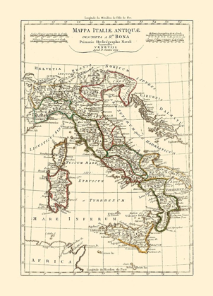 Picture of ANCIENT ITALY - SANTINI 1794 