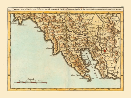 Picture of SPEZIA PROVINCE ITALY - ROBERT 1748 