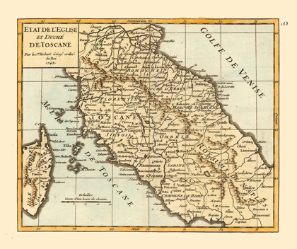 Picture of PAPAL STATES TUSCANY ITALY - ROBERT 1748 