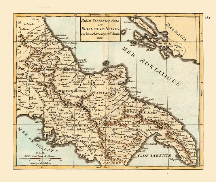 Picture of NAPLES REGION ITALY - ROBERT 1748 