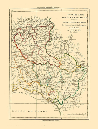 Picture of MILAN REGION ITALY - SANTINI 1794 