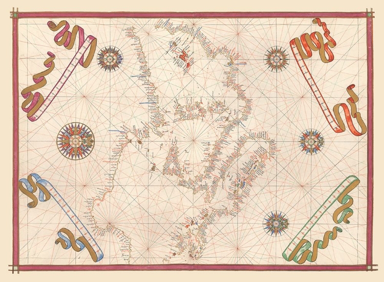 Picture of MEDITERRANEAN PORTS - MARTINES 1587 