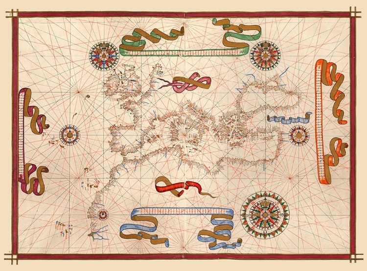 Picture of MEDITERRANEAN PORTS - MARTINES 1587 