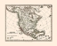 Picture of NORTH AMERICA - PERTHES 1870 