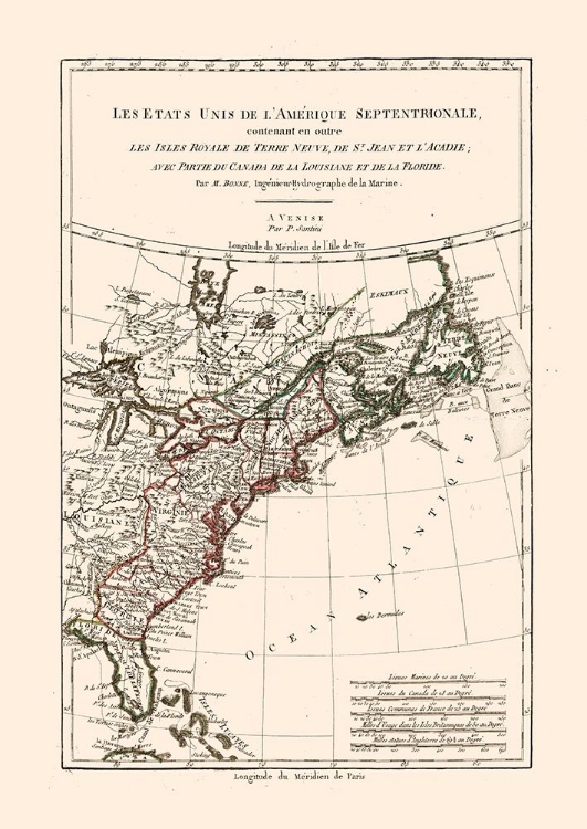 Picture of NORTH AMERICA COLONIES - SANTINI 1794 