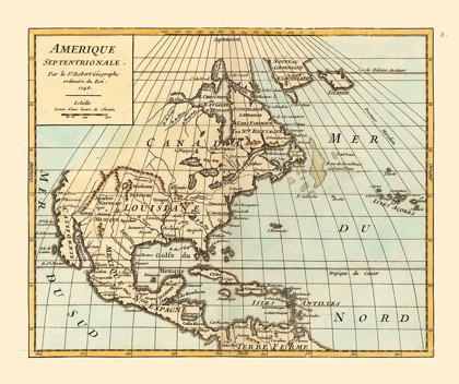 Picture of NORTH AMERICA - ROBERT 1748 