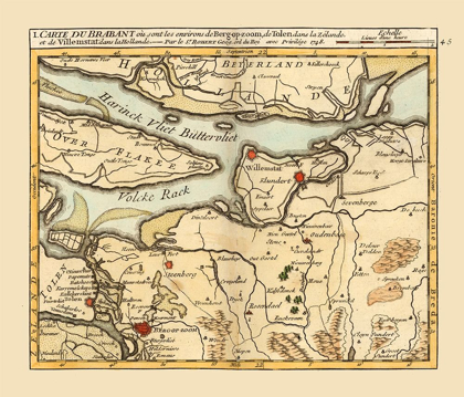 Picture of ENVIRONS BERGEN OP ZOOM NETHERLANDS - ROBERT 1748 