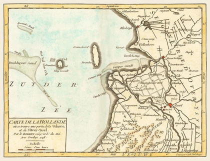 Picture of GELDERLAND PROVINCE NETHERLANDS - ROBERT 1748 