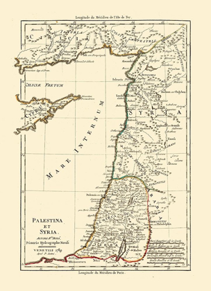 Picture of PALESTINE SYRIA - SANTINI 1794 