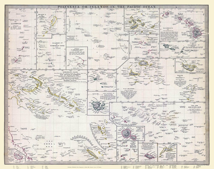 Picture of POLYNESIAN ISLANDS - CHAPMAN 1840 