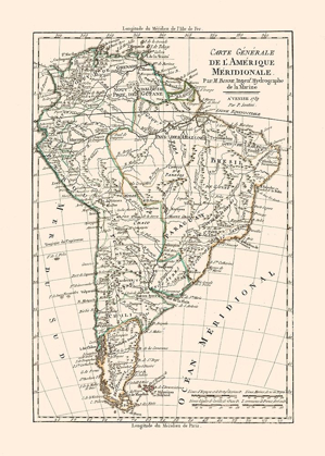 Picture of SOUTH AMERICA - SANTINI 1794 