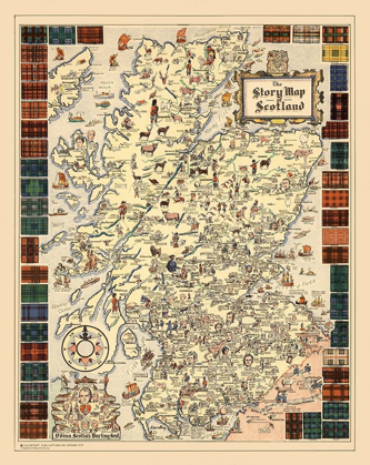 Picture of SCOTLAND STORY - COLORTEXT 1935