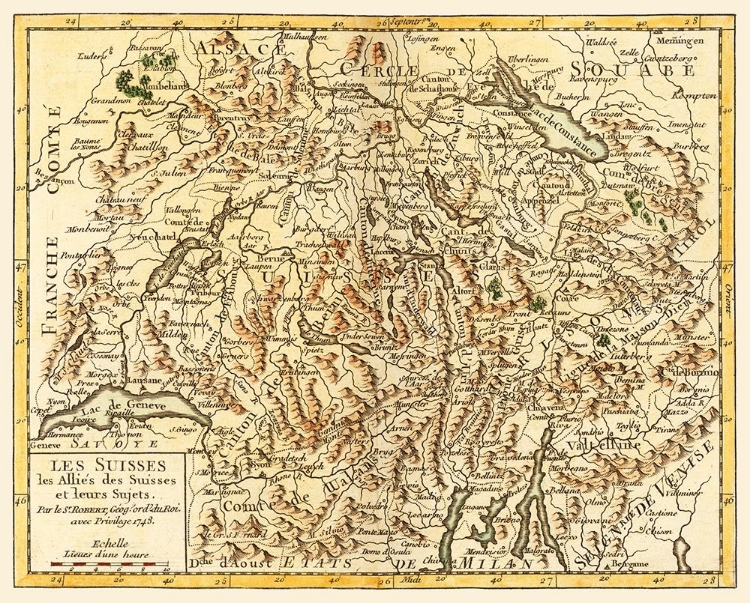 Picture of SWITZERLAND ALLIES - ROBERT 1748 