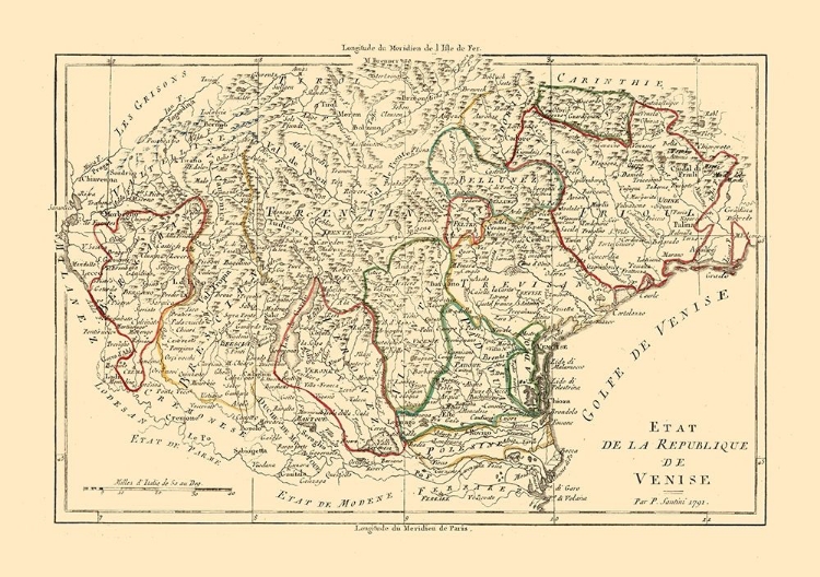 Picture of VENICE REGION ITALY - SANTINI 1794 