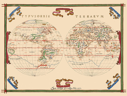 Picture of WORLD HEMISPHERES - MARTINES 1587 