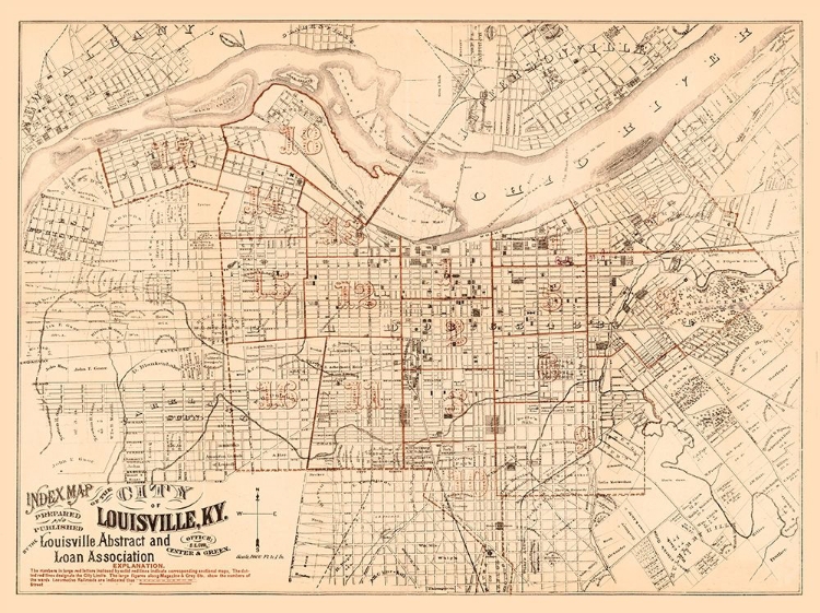 Picture of LOUISVILLE KENTUCKY - BRECKENRIDGE 1879 