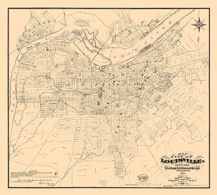 Picture of LOUISVILLE KENTUCKY - COGHLAN 1873 