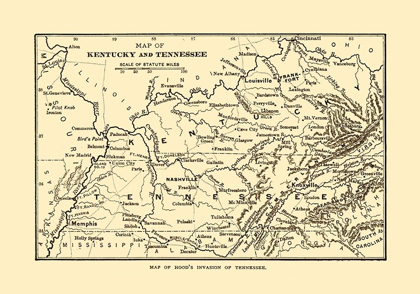 Picture of TENNESSEE HOODS INVASION -CENTURY 1864 