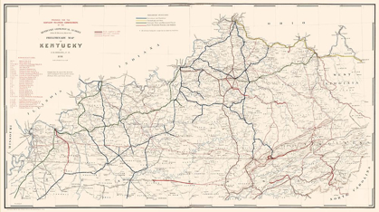 Picture of KENTUCKY RAILROADS- HOEING 1891 