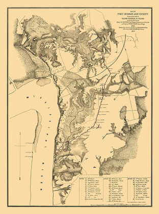 Picture of PORT HUDSON LOUISIANA - HOUSTON 1875 