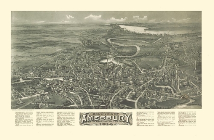 Picture of AMESBURY MASSACHUSETTS - BAILEY 1914 