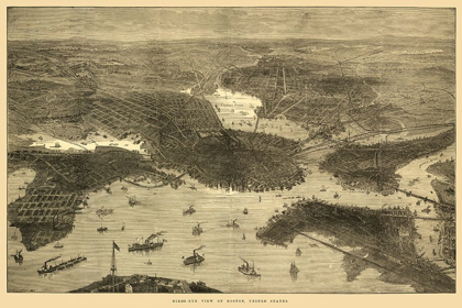 Picture of BOSTON MASSACHUSETTS - SULMAN 1870 