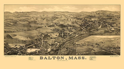 Picture of DALTON MASSACHUSETTS - BURLEIGH 1884 