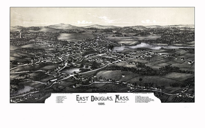 Picture of EAST DOUGLAS MASSACHUSETTS - BURLEIGH 1886 