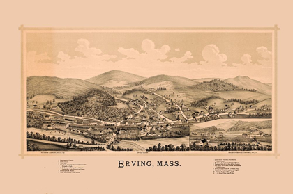 Picture of ERVING MASSACHUSETTS - BURLEIGH 1891 