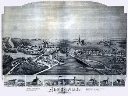 Picture of HEBRONVILLE MASSACHUSETTS - BAILEY 1891 