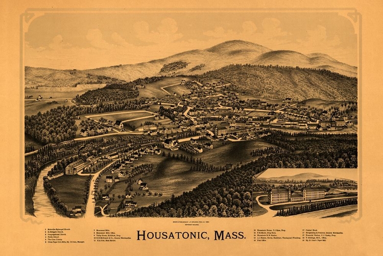 Picture of HOUSATONIC MASSACHUSETTS - BURLEIGH 1890 