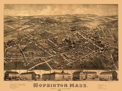 Picture of HOPKINTON MASSACHUSETTS - BAILEY 1880 