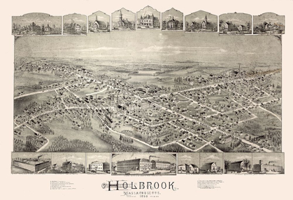Picture of HOLBROOK MASSACHUSETTS -1892