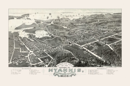 Picture of HYANNIS MASSACHUSETTS - WALKER 1884