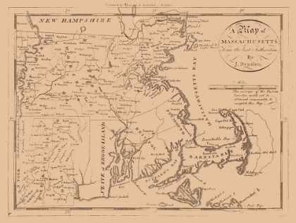 Picture of MASSACHUSETTS - DENIFON 1796 