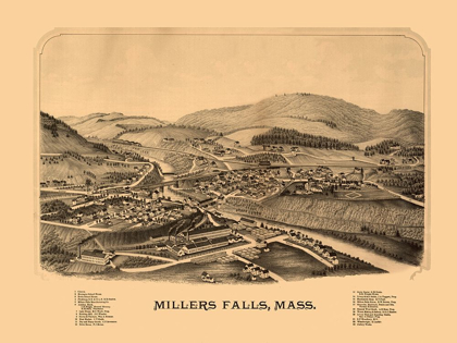 Picture of MILLERS FALLS MASSACHUSETTS -1880