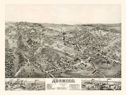 Picture of NORWOOD MASSACHUSETTS - MORRILLS 1882 