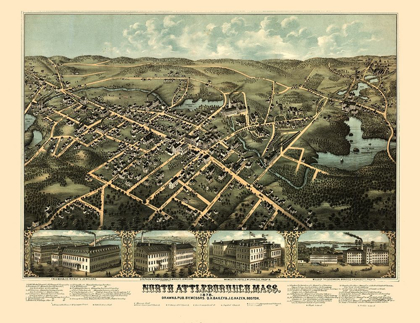 Picture of NORTH ATTLEBORO MASSACHUSETTS - BAILEY 1878 