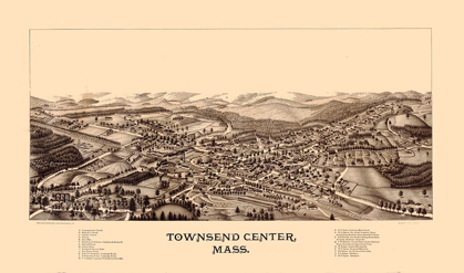 Picture of TOWNSEND MASSACHUSETTS - BURLEIGH 1889 