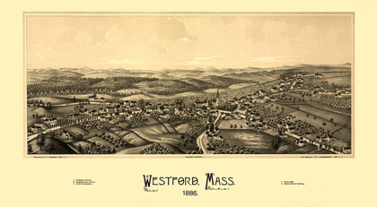 Picture of WESTFORD MASSACHUSETTS - BURLEIGH 1886