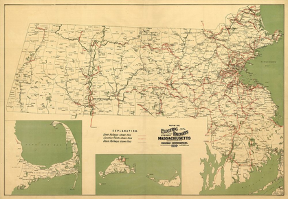 Picture of MASSACHUSETTS RAILROADS - WALKER 1899 